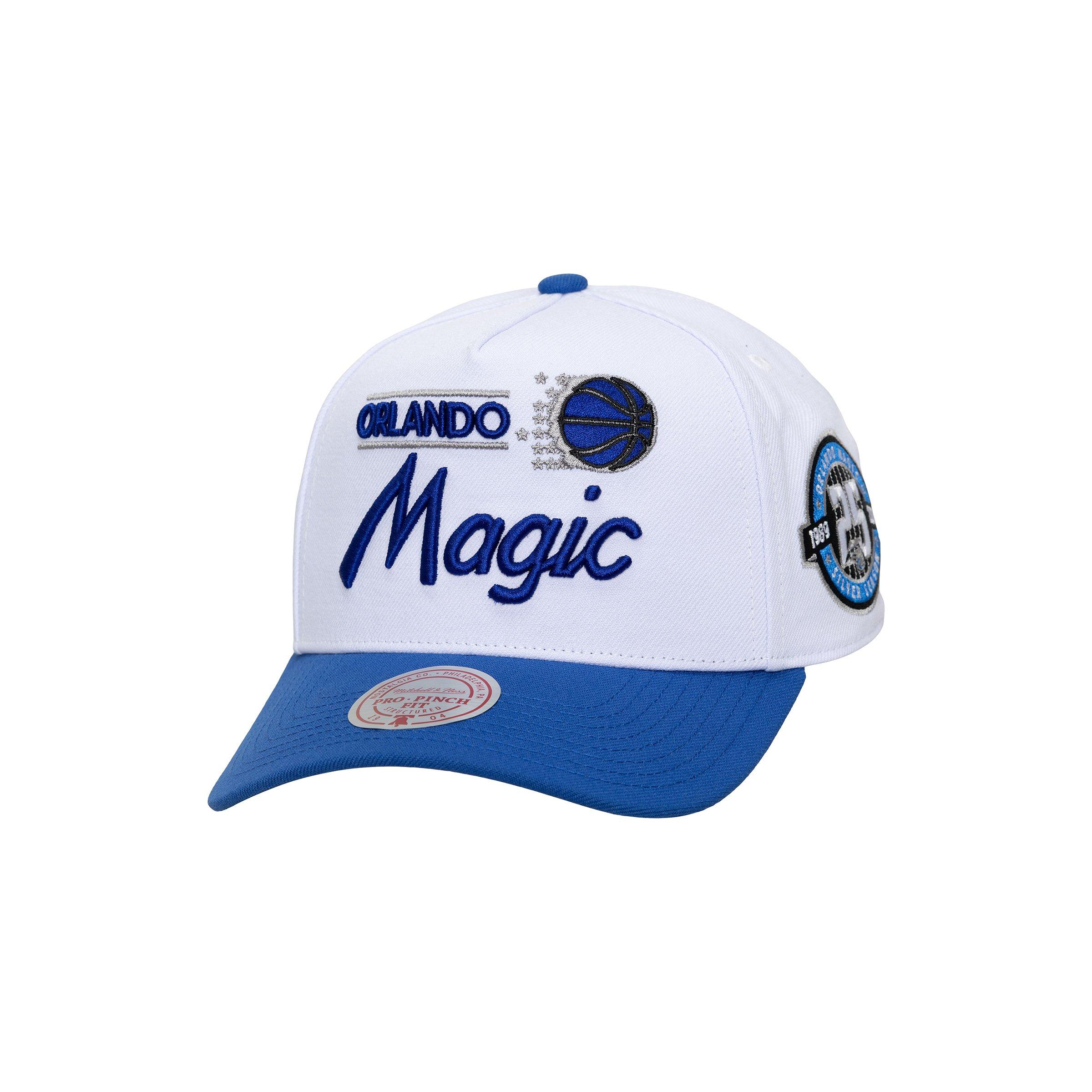 Mitchell & Ness Orlando Magic Bill Smack Snapback Hat - White/Navy - WHITE/NAVY